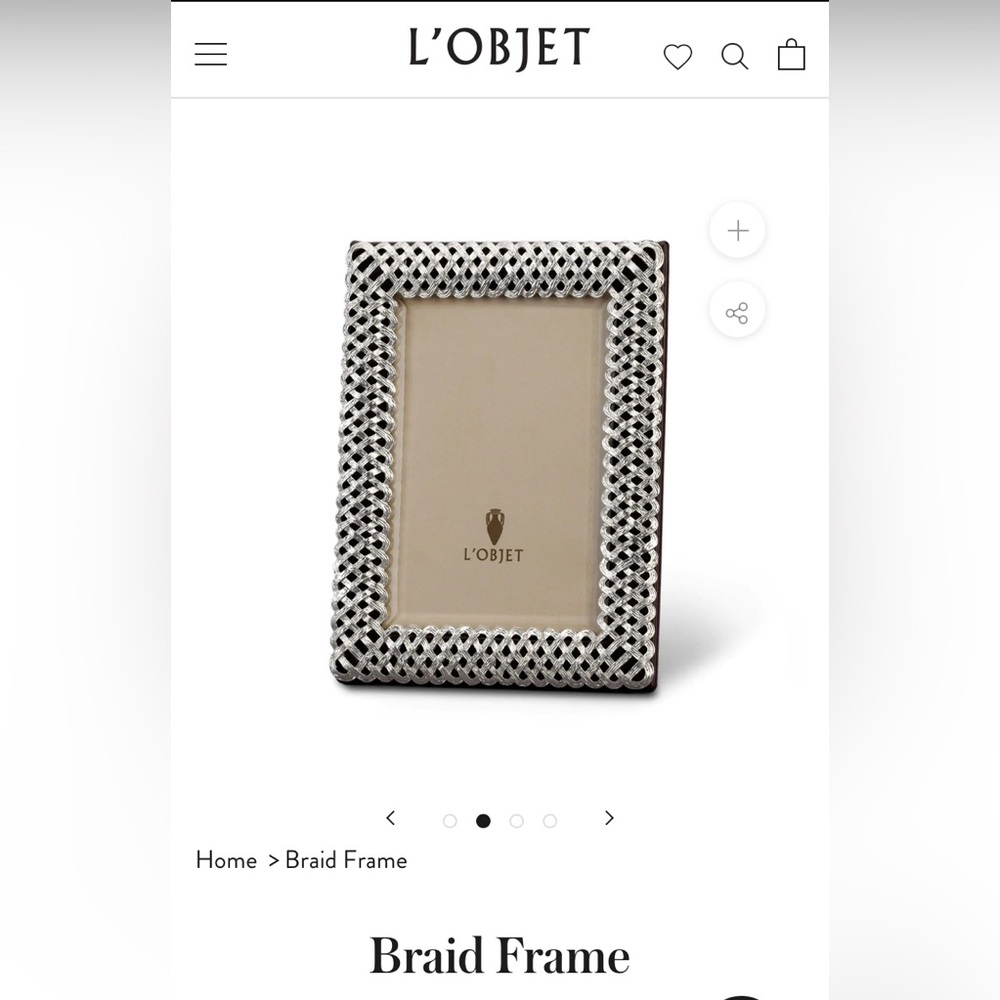 L'OBJET Braid Frame
